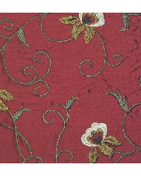Catania Silks VINE & ROSES Lacquer Red